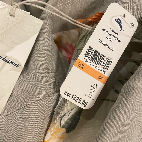 Men’s Havana Herringbone Silk-Blend Blazer - Picture 4 of 4